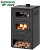 Obrazek Piec stalowy Milano z płaszczem wodnym i piekarnikiem 6,4 kW/17,6 kW