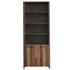 Obrazek Regał Symmach 3P2D Old-Wood Vinteage/Beton