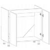 Obrazek Szafka kuchenna Gardena D80Z grey