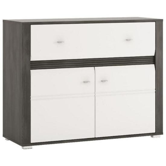 Obrazek Komoda Sevilla typ 34 2D1S sosna norweska/ biały 