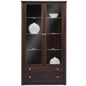 Obrazek Witryna Finezja F22 2 drzwi/led sonoma czekoladowa