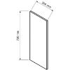 Obrazek Panel boczny Max 720x304 czarny