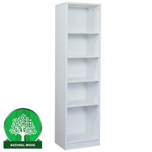 Obrazek Regał eko zabudowany średni 150 sosna bejca biała