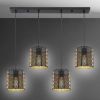 Obrazek Lampa 15450-4H Czarno-złota LS4