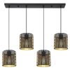 Obrazek Lampa 15450-4H Czarno-złota LS4