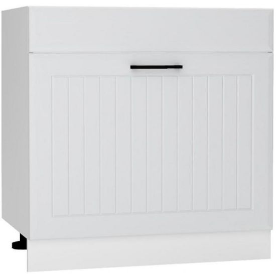 Obrazek Szafka Kuchenna Irma D80zl S/1 Zasl Jasny Szary Mat