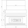 Obrazek Biokominek Home czarny strukturalny