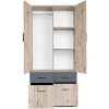 Obrazek Szafa Snow 03 2-D 4-S Wellington/Grafit 