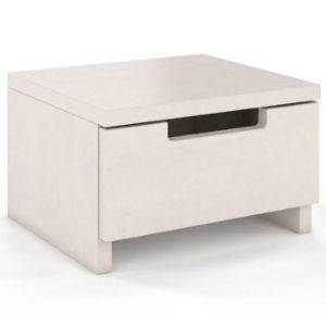 Obrazek Szafka nocna bukowa Skandica Spectrum niska/biały