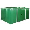 Obrazek Eco metalowy domek ogrodowy 2423x3221x1961 zielony