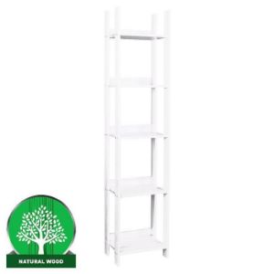 Obrazek Regał ażurowy 60 sosna bejca biała