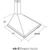 Obrazek Okap WK-5 Elegant Mini Turbo 60cm czarny