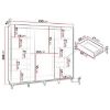 Obrazek Komplet Szuflad (2SZT) 250 Czarny
