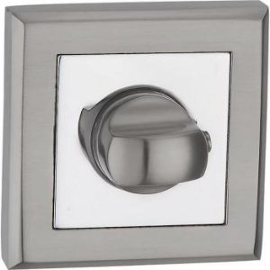 Obrazek Szyld WC nikiel/czarny