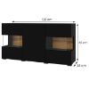 Obrazek Komoda 3d Ava 25 czarny onyx/wotan