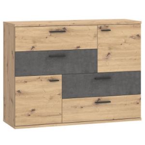 Obrazek Komoda Skive Dąb Artisan/Beton