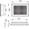 Obrazek Kratka K3-Ml-Asr Ramka Srebro 175x245