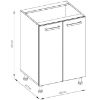 Obrazek Szafka kuchenna Sofia D60 2D