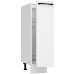 Obrazek Szafka kuchenna Kate d20 cargo/kosz biały groszek