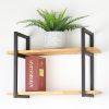 Obrazek Półka Loft 07-01 59,5/43/24,3 cm czarny