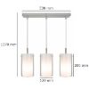 Obrazek Lampa wisząca Bol P17016-3 LW3