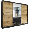 Obrazek Szafa Retro 200 6L grafit/ front craft