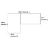 Obrazek Biurko Gamingowe Narożne 2x 136x66x18 Model 0 Czarny Low