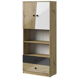 Obrazek Regał Nero 04 80 – Czarny Połysk