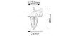 Obrazek Lampa ogrodowa Valence 8202 K1D