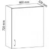 Obrazek Szafka kuchenna Gardena G60 P grey