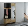 Obrazek Garderoba Roj 11 craft + Madryt 1100 ekoskóra czarna