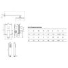 Obrazek Zestaw podtynkowy Keria czarny AREX.SET.2045BL 