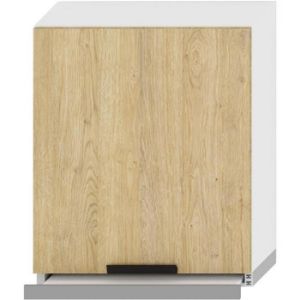 Obrazek Szafka kuchenna Denis w60/68 slim pl z okapem srebrnym 