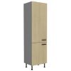 Obrazek  Szafka kuchenna SCANDI jodełka/antracyt 60lo-215 2f 