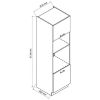Obrazek Szafka kuchenna Max D60pk Mv 2133 Pl szary