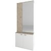 Obrazek Garderoba Barcelona white/dąb wellington