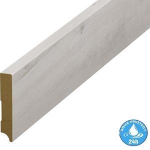 Obrazek Listwa przypodłogowa MDF 2400x78x14mm Dąb Burgos WR 57495