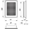 Obrazek Kratka Krl0-Ml-B Siatka Biała 65x205