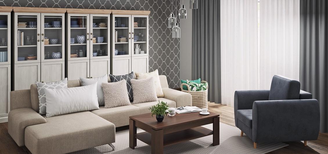 Eleganckie witryny do pomieszczeń