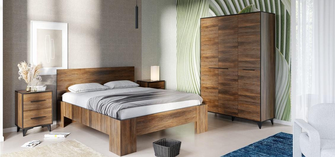 Sypialnia Frida Shirin Walnut