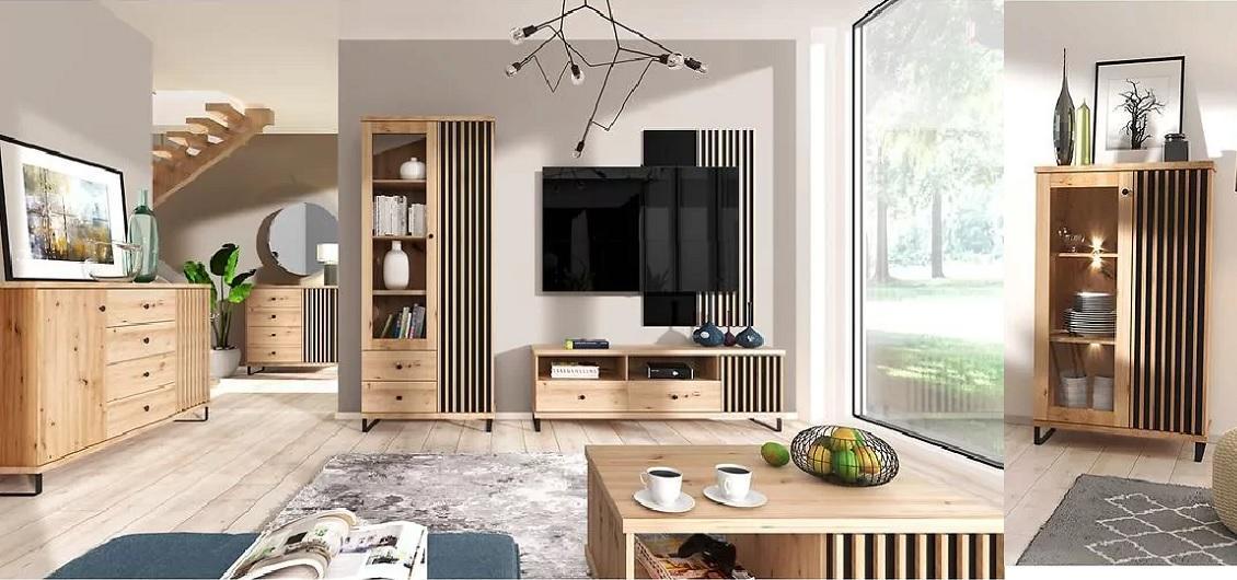 System Cali w kolorze dąb artisan