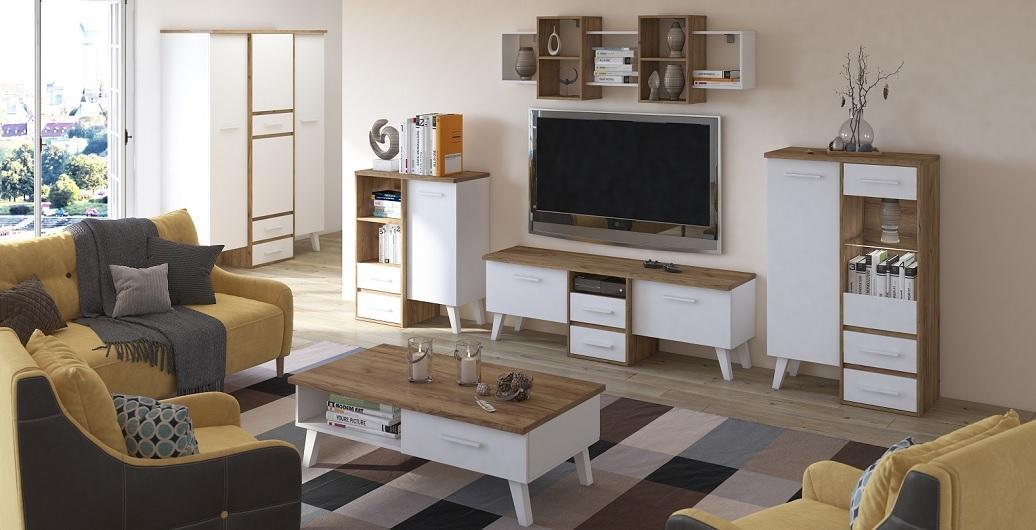 System Nordis craft złoty/biały