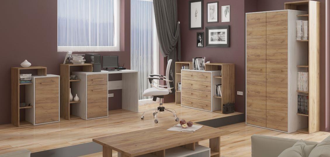 System Rio craft złoty/craft biały