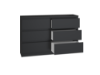 Obrazek Komoda Umo P6 120 (czarny)