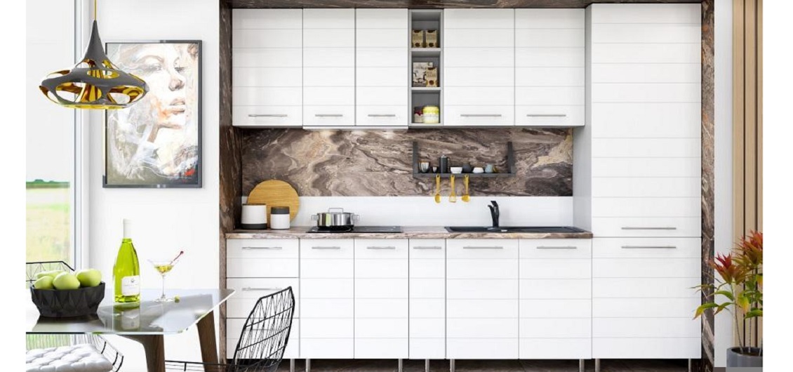 Kuchnia Daria biały połysk