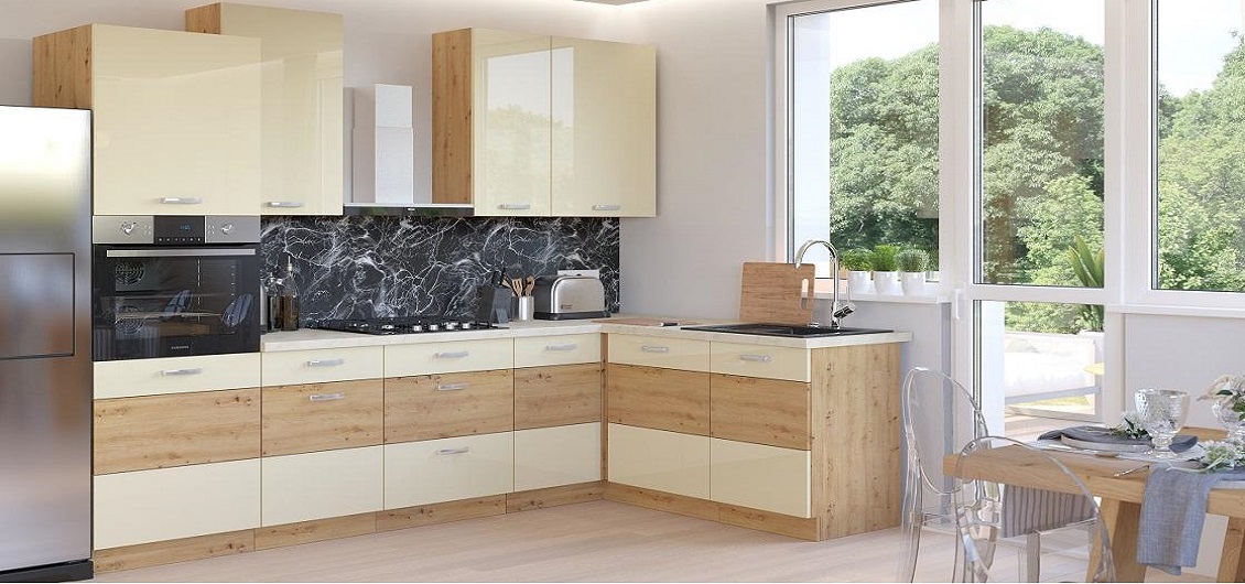 Kuchnia Artisan Krem Połysk