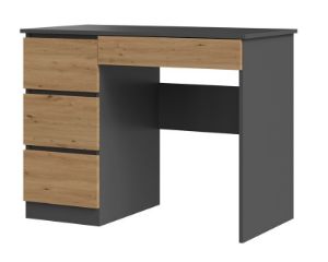 Obrazek Biurko M lewe antracyt/dąb artisan