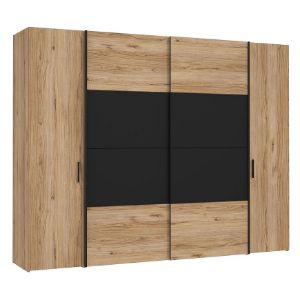Obrazek Szafa Nemezy dąb catania/czarny