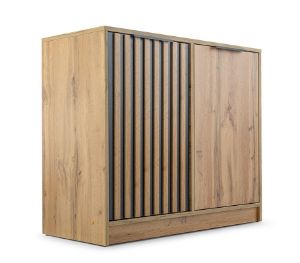 Obrazek Komoda Laos 2D dąb wotan/czarny