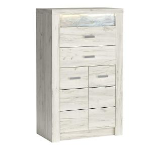 Obrazek Komoda Indianapolis I6 2D2S kraft biały